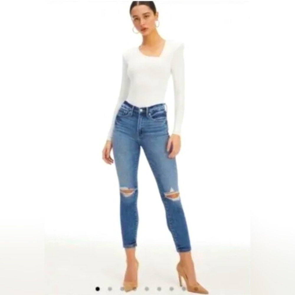 Good American Good Legs Stovepipe Jeans